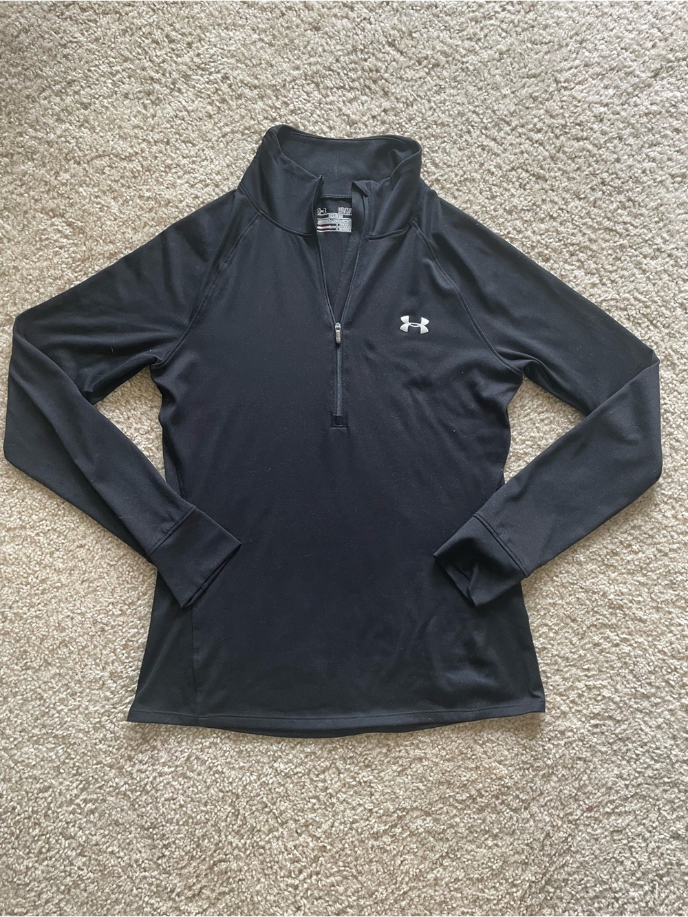 Under Armour Women's Black Quarter-Zip Pullover